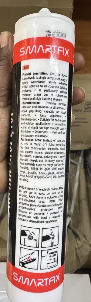 Smartfix Acrylic Liquid Nails Silicone Sealant