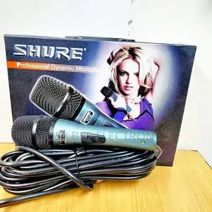 10m Long Shure Corded Microphone
