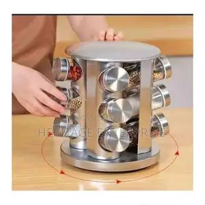 Rotating Spice Carousel Rack