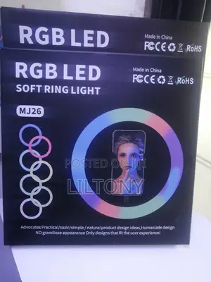 10" RGB Ring Light With 2mtrs Tripod