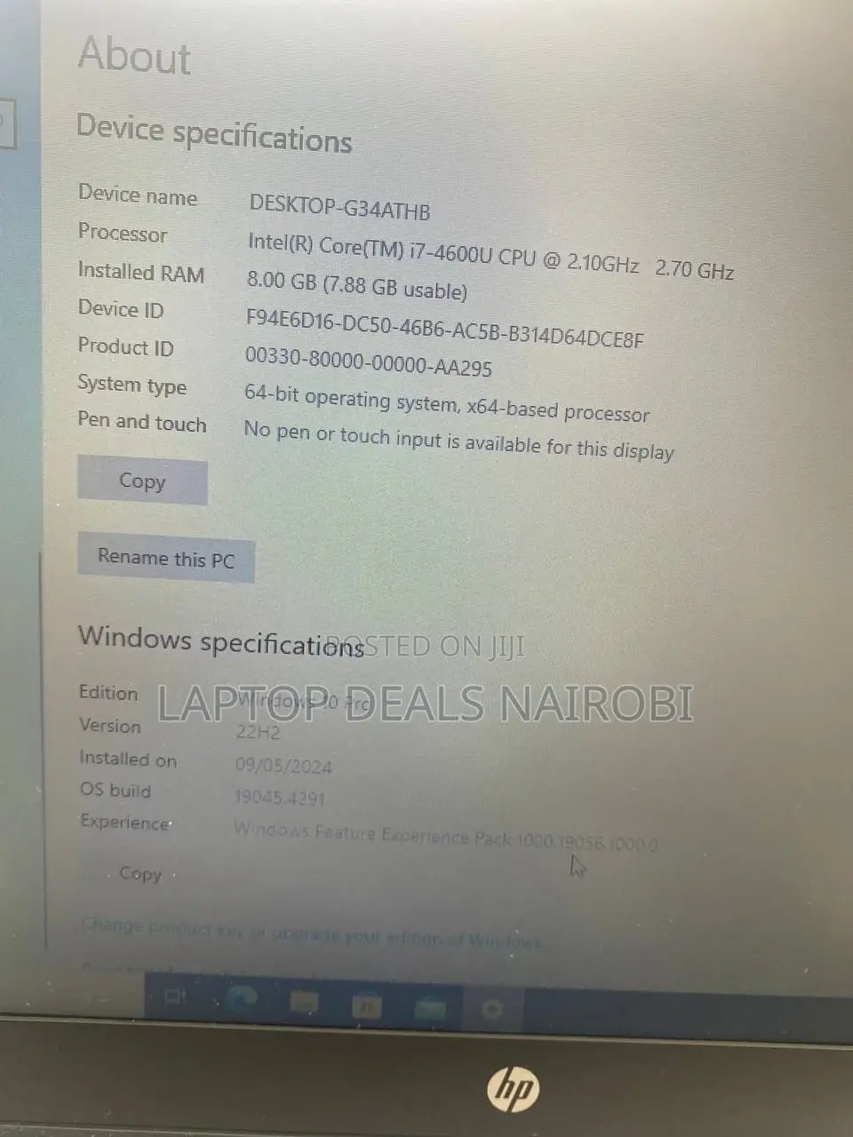 Laptop HP EliteBook Folio 9480M 8GB Intel Core I7 HDD 500GB