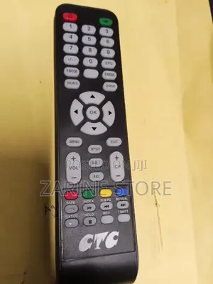 CTC Digital Tv Remote With White Buttons+ Free Batteries