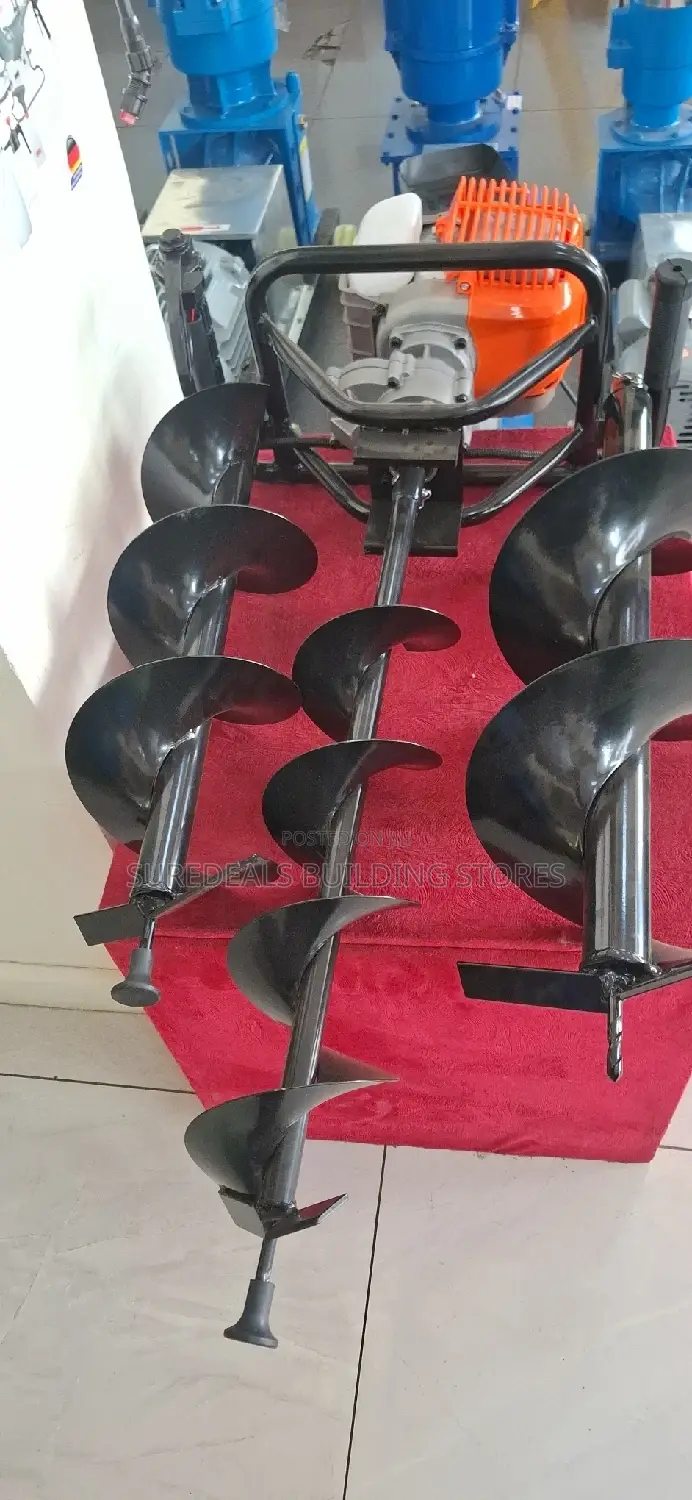 Earth Auger Drilling Machine With 3bits