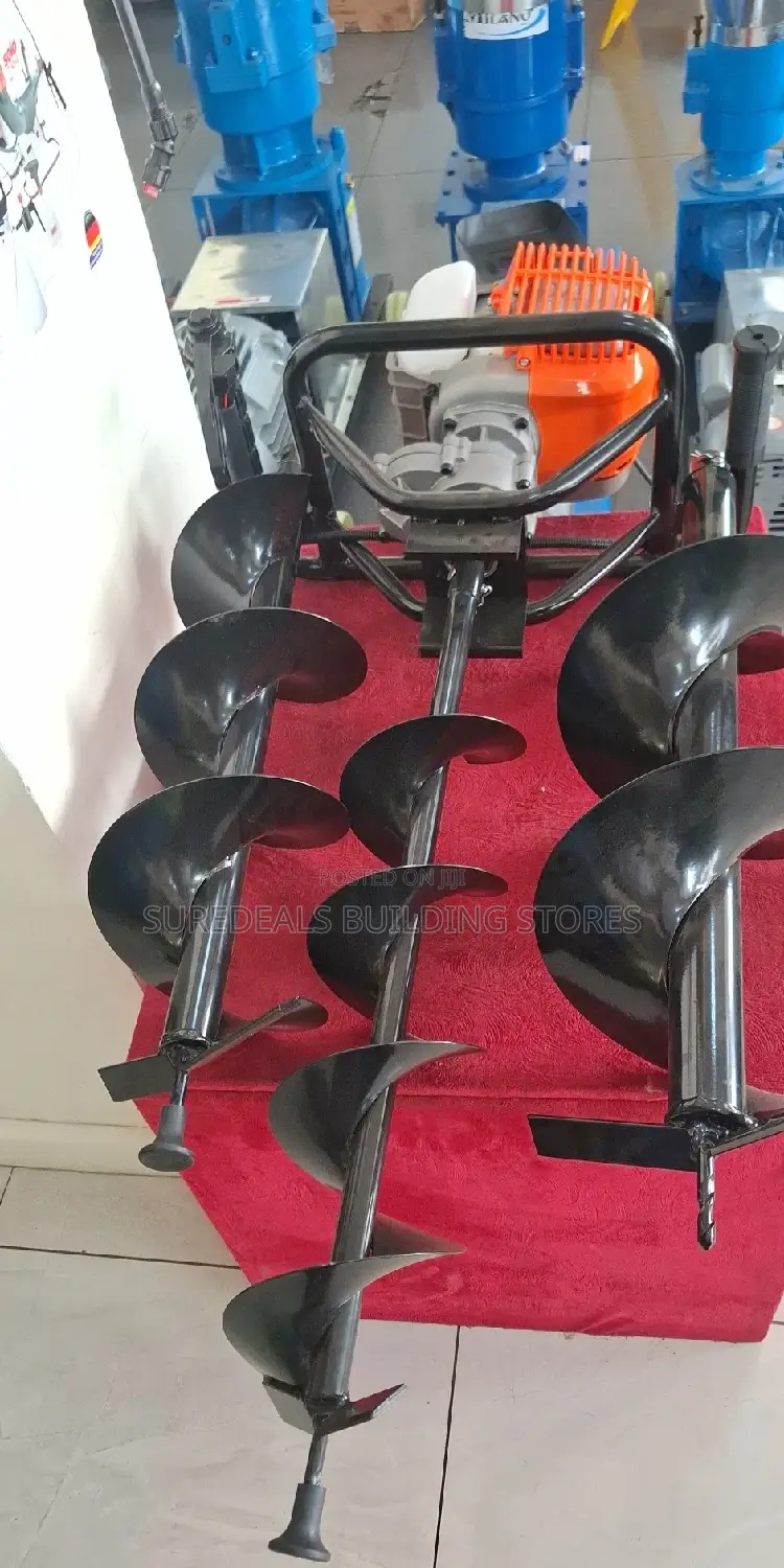 Earth Auger Drilling Machine With 3bits
