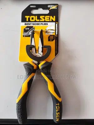 Pliers Tolsen Bent Nose Pliers 6 Inch CRV Industrial