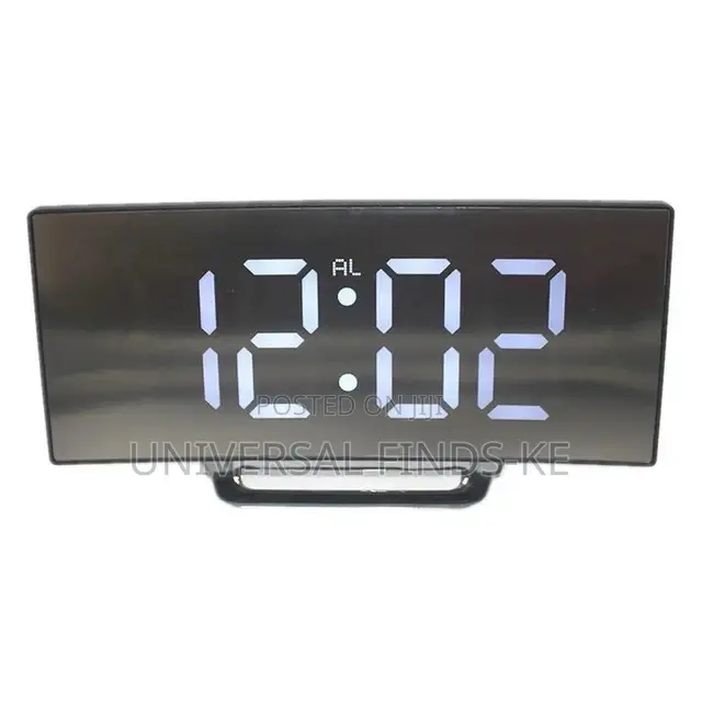 Portable Alarm Bedside Clock Large Display Digital Clock
