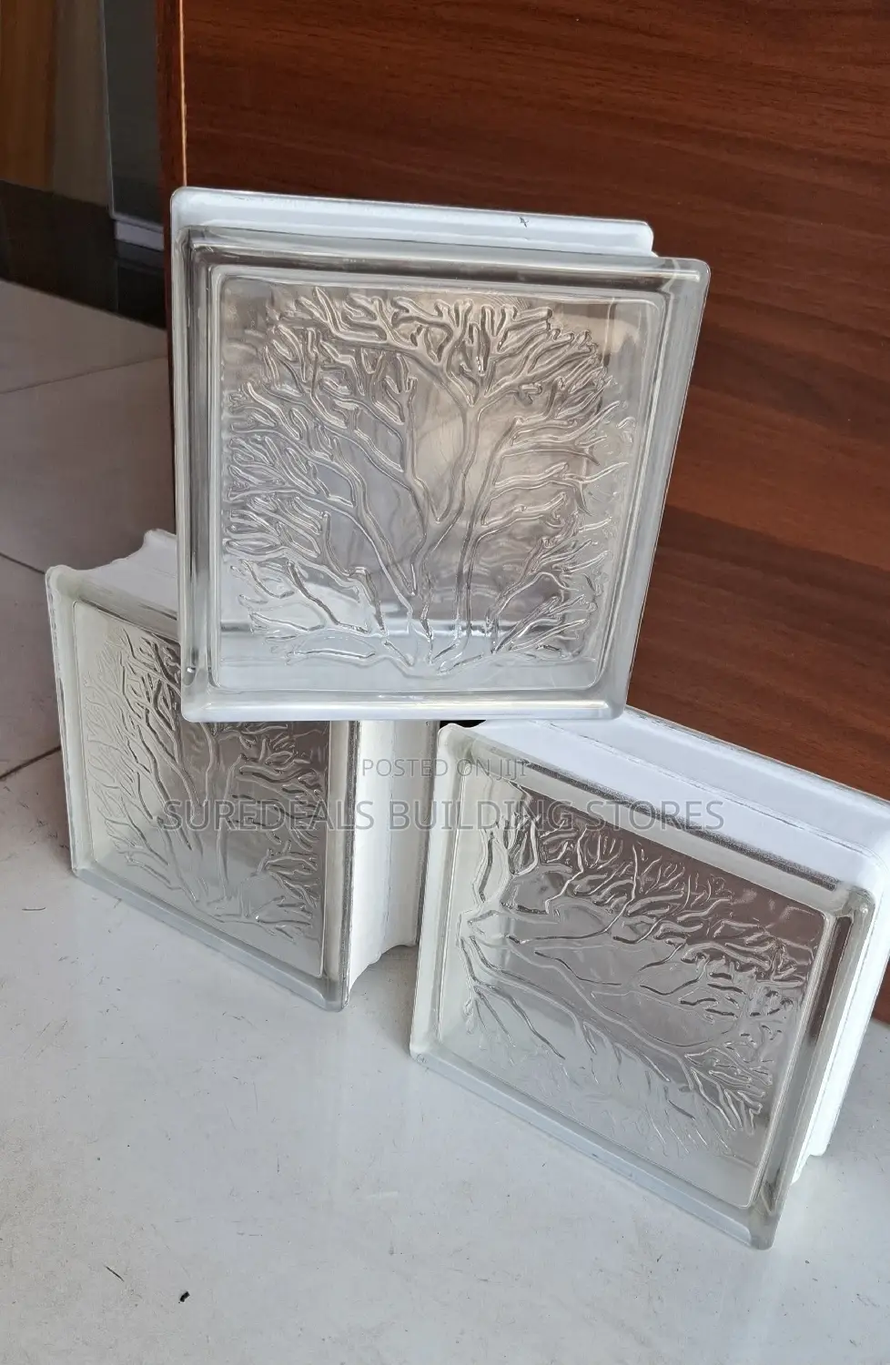 Clear Glass Blocks-(190*190*80)Mm.,