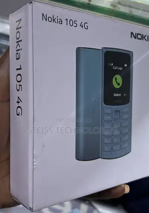 New Nokia 105 4G Black