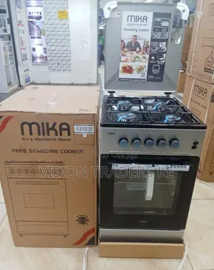 Mika 50*60cm 4 Gas Burner With Gas Oven Standing Cooker