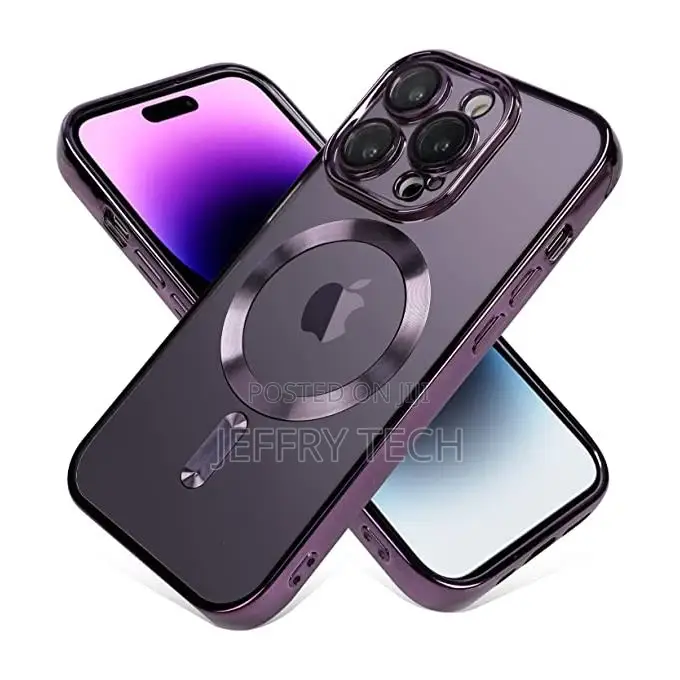 iPhone 14 Pro Max Case (Magsafe Cover, Purple)