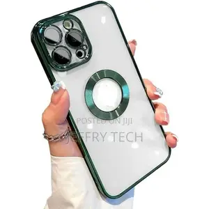 iPhone 12 Pro Max Clear Magsafe Back Cover (12promax,Green