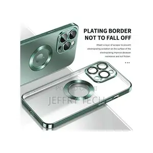 iPhone 14 Pro Clear Magsafet Thin Back Cover (14pro,Green)