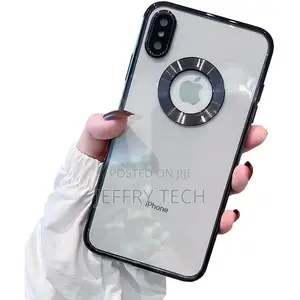 iPhone XS Max Clear Magsafe Thin Back Cover (XS Max,Black)