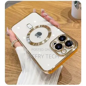 iPhone 14 Pro Max Case (Magsafe Cover, Gold)