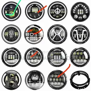 Brand New 7" Jeep Headlights With Indicator Lights