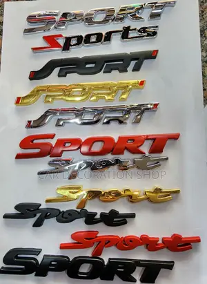 Different Designs and Colored SPORT Badges