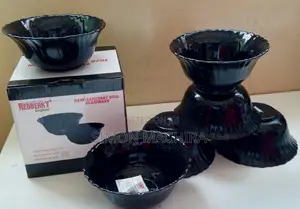 6pcs Black Bowls