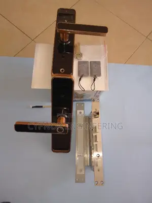 RFID Card Keyless Wooden Door Security Biometric Locks
