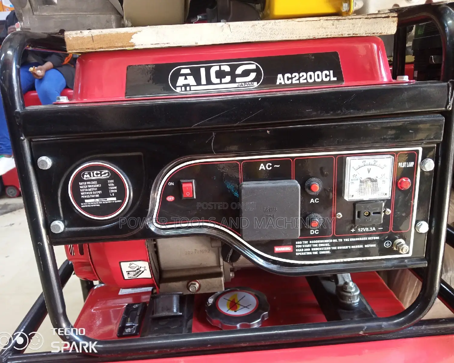 Aico Gasoline Generator 1.2kva