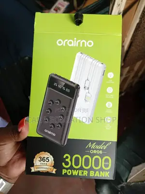 Quick Charger 30000mah Universal Powerbank 4 Inbuilt Cables
