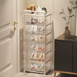 8-Layer Shoe Rack Organizer With Fabric Dustproof Cover
