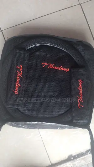 Black Fabric Material Seat Covers