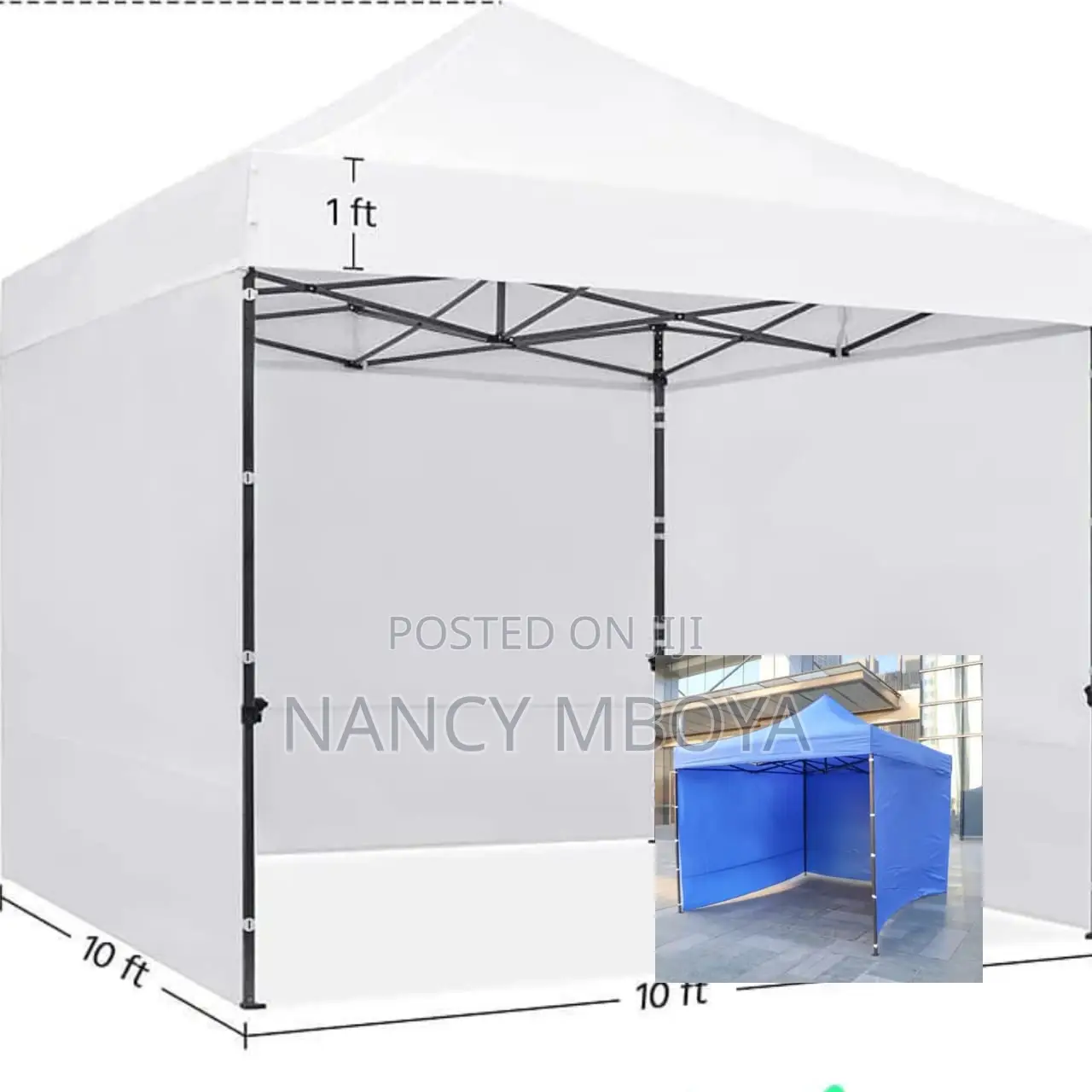 Automatic Pop Up Canopy Tent With Sidewalls/Gazebo Tent