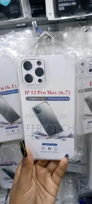 Etech Case for iPhone 12 Pro Max 6.7-Inch, Non-Yellowing Sho