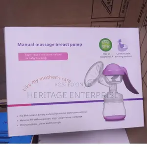 Manual Breast Pump + Free Baby Bottle Cap