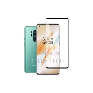 Oneplus 8 Pro - Black Edges Screen Protector HD Tempered Gla