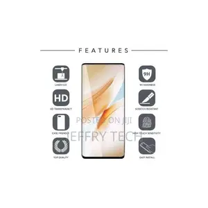 Oneplus 8 Pro - Black Edges Screen Protector HD Tempered Gla