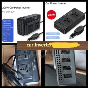 New 200w Car Power Inverter