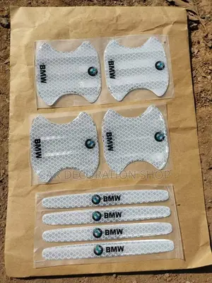 Self Adhesive Stick on 8pc BMW Door Handle/Bowl Stickers