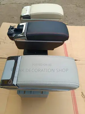 Grey, Baije ,Black Armrest Console Box With 7 USB Ports