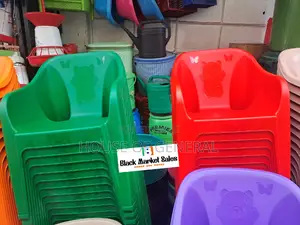 Green and Red Children Plastic Chair