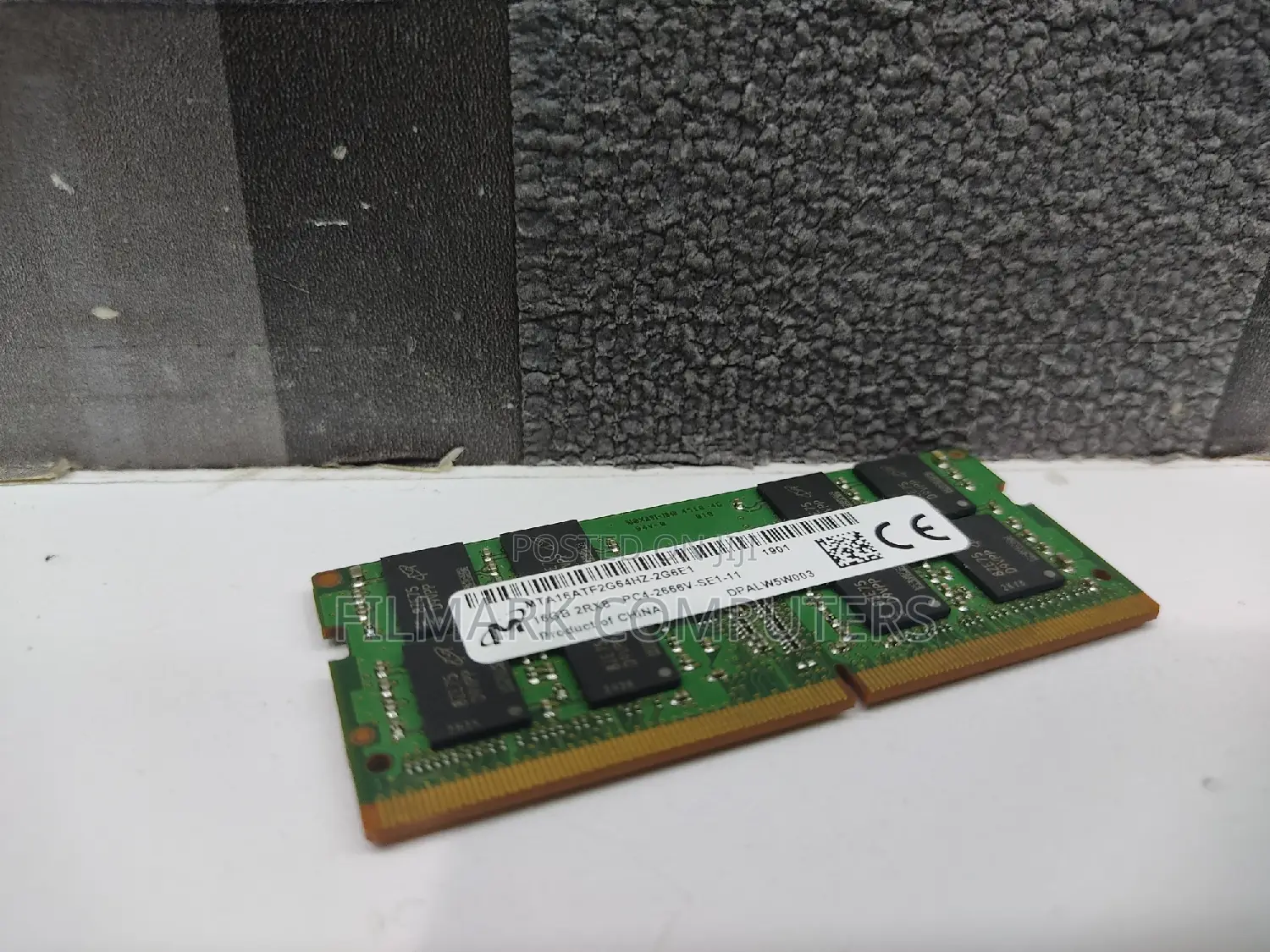 Micron 16gb 2rx8 Pc4-2666v-Se1-11 Ram Laptop Memory