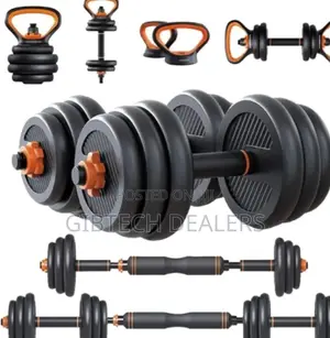 50kg 6 in 1 Dumbbells Kettlebell,