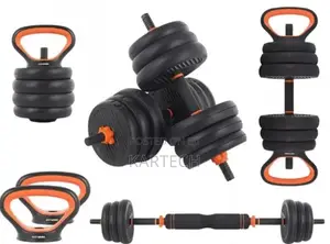 50kg 6in1 Dumbbell/Kettlebell Set