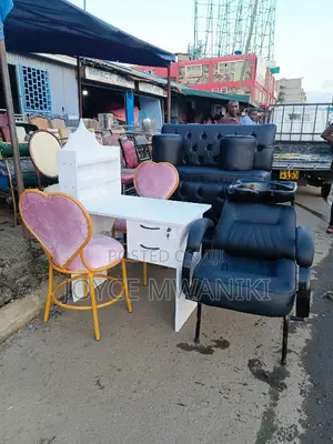 Manicure Set, Pedicure Seat 2 Seater and a Sink 