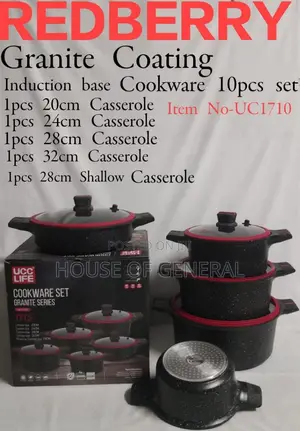NONSTICK COOKWARE 10 PCS Set