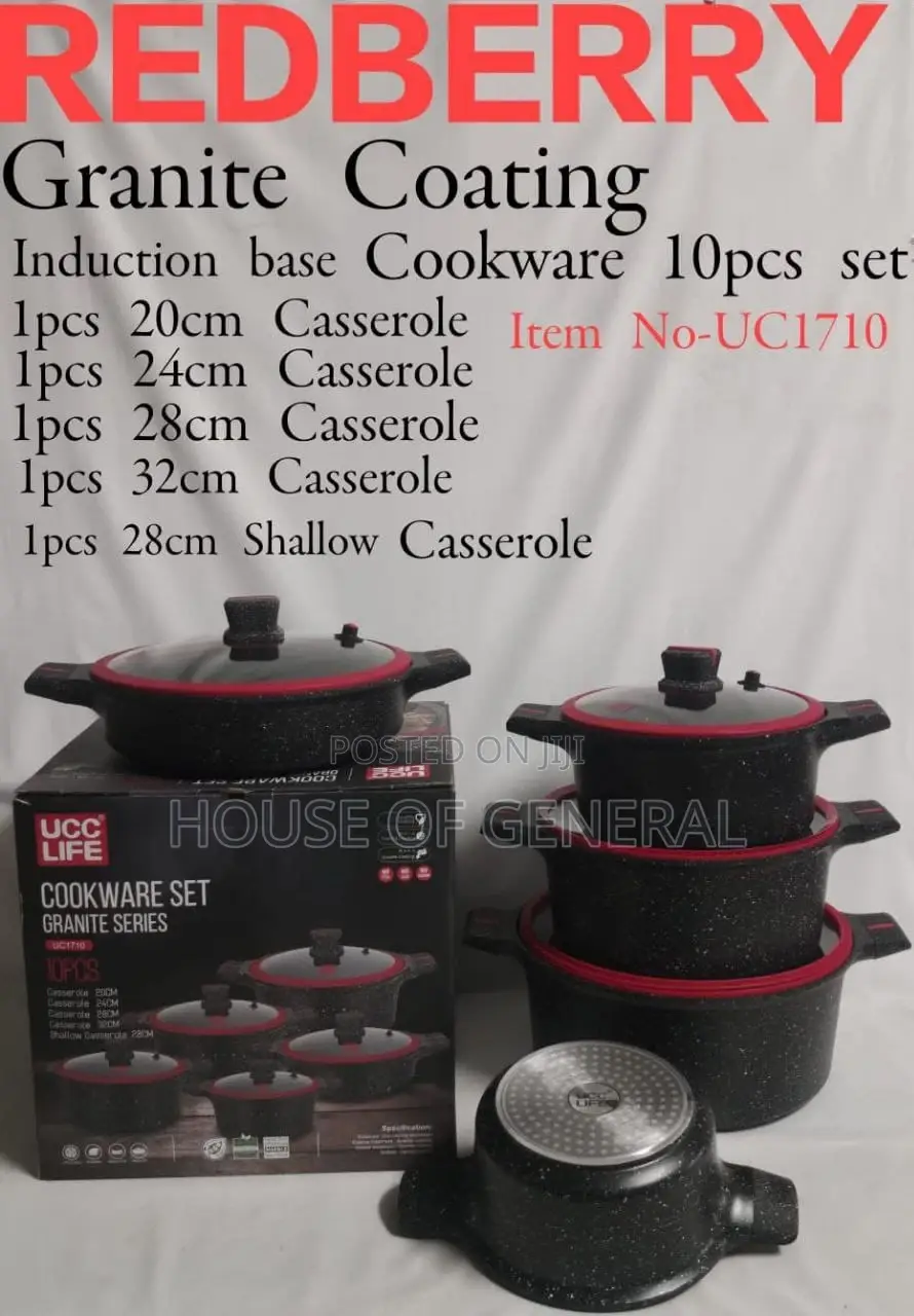 NONSTICK COOKWARE 10 PCS Set