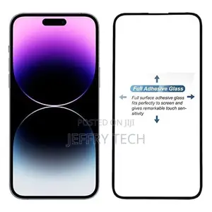 iPhone 14 Pro Max Premium Tempered Glass Screen Protector Fu