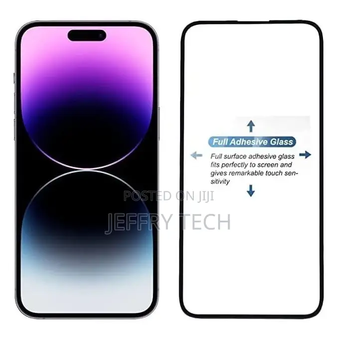 iPhone 14 Pro Max Premium Tempered Glass Screen Protector Fu