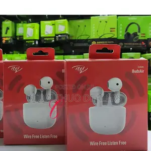 White Itel Buds Air Earbuds