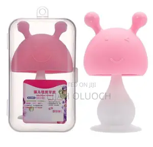 Silicone Cartoon Teether Rattle