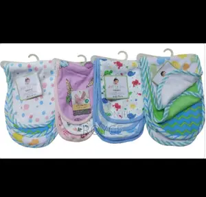 3pcs Baby Burp Clothes Set