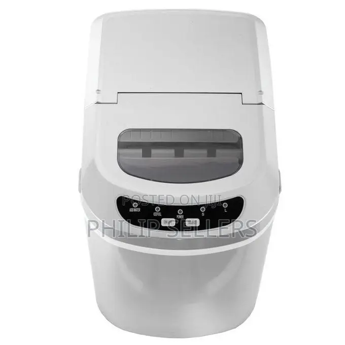 Stainless Steel Compact Counter Top Ice Maker Machine With S
