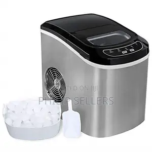 Stainless Steel Compact Counter Top Ice Maker Machine With S