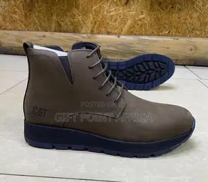 CAT Leather Boots for Men