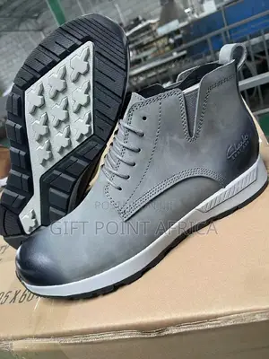 Clarks Casual Boots for Men Gray in Color